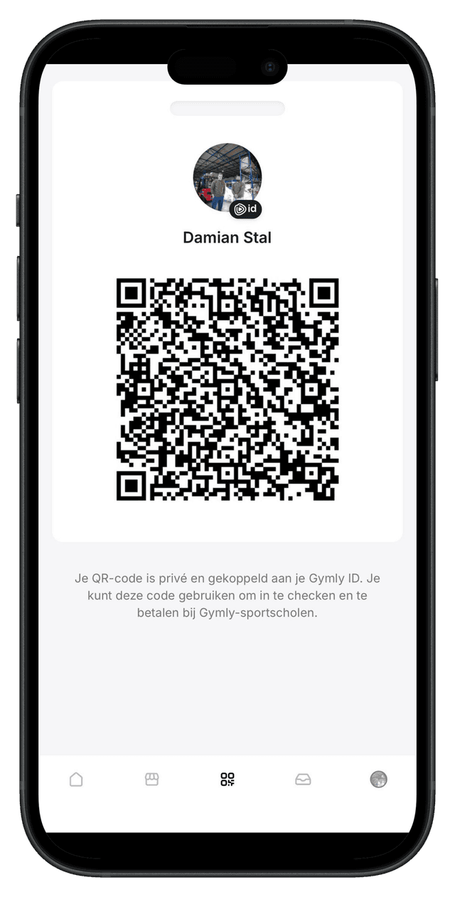 Stap 5: QR-code scannen en naar binnen